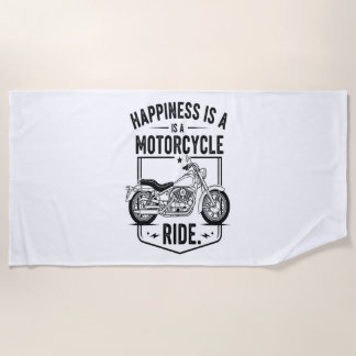 Motorcycle in Desert Cactus Western Set (2) Beach Towel