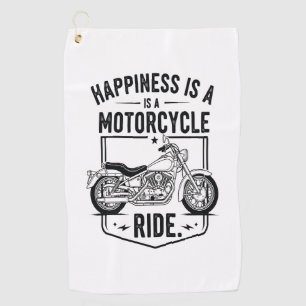 Motorcycle in Desert Cactus Western Set (3) Golf Towel
