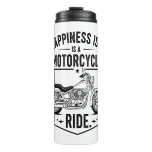 Motorcycle in Desert Cactus Western Set (4) Thermal Tumbler