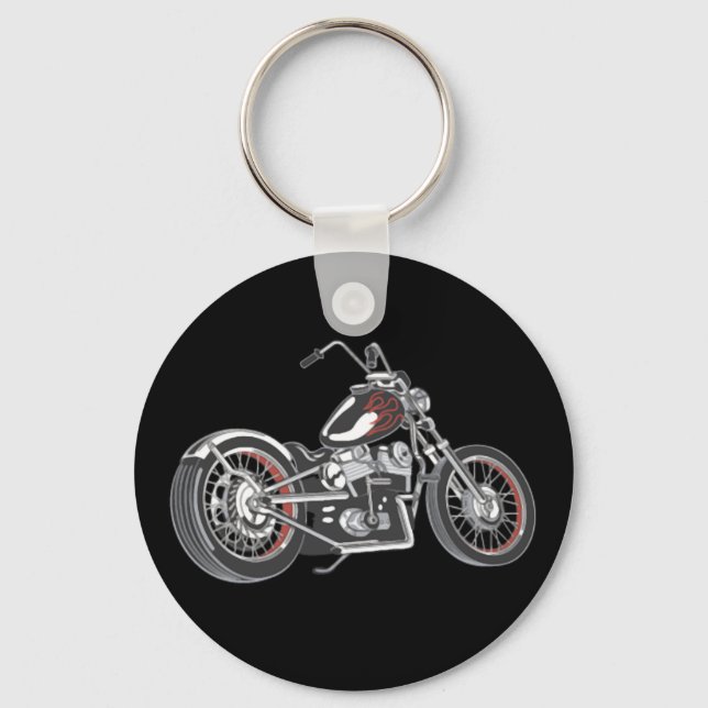 Motorcycle. Key Ring (Front)