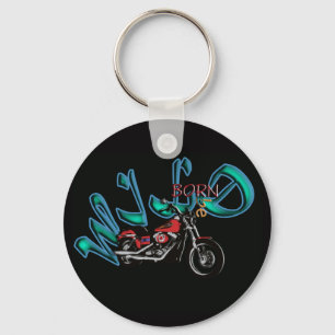 Motorcycle keychains & keyrings