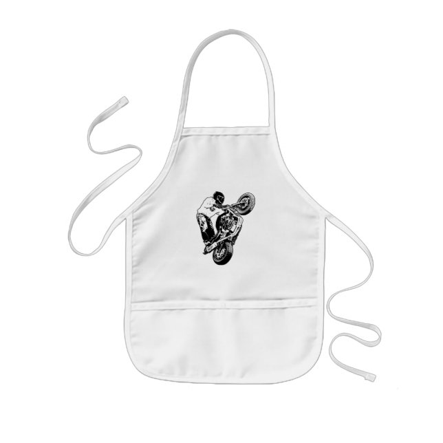 Motorcycle     kids apron (Front)