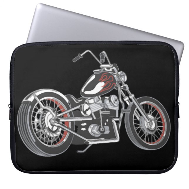 Motorcycle. Laptop Sleeve (Front)