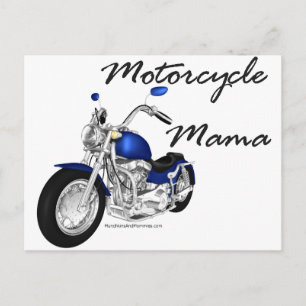 Motorcycle Mama Postcard