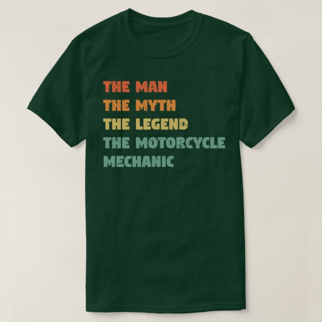 Motorcycle Mechanic Funny Gift for him Motorcycle  T-Shirt (Design Front)