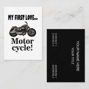 Motorcycle Mechanic Repair Service Motorcycle Business Card