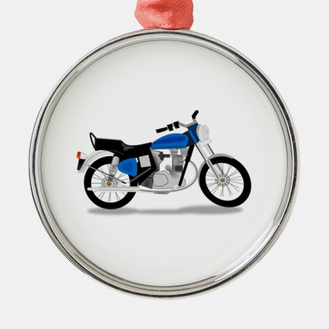 Motorcycle Metal Tree Decoration (Front)