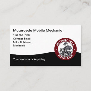Motorcycle Mobile Mechanic Business Card