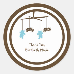 Motorcycle Mobile Sticker Seal or Address Label