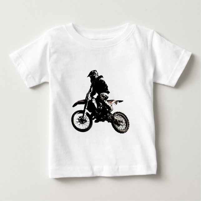 Motorcycle Motocross Baby T-Shirt (Front)
