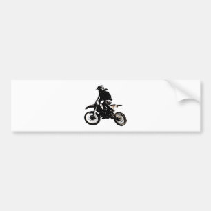 Motorcycle Motocross Bumper Sticker