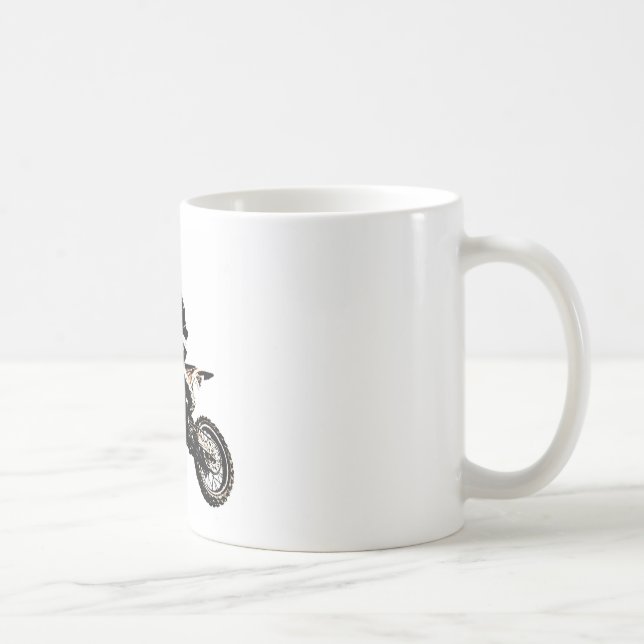 Motorcycle Motocross Coffee Mug (Right)