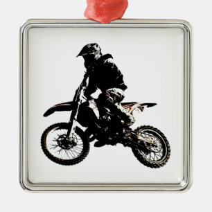 Motorcycle Motocross Metal Tree Decoration