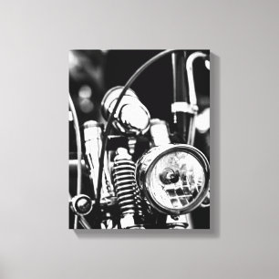 Motorcycle Motorbike Biker Ride Rider Canvas Print