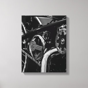 Motorcycle Motorbike Biker Ride Rider Canvas Print