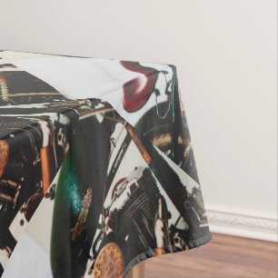 Motorcycle Motorbike Biker Ride Rider Tablecloth