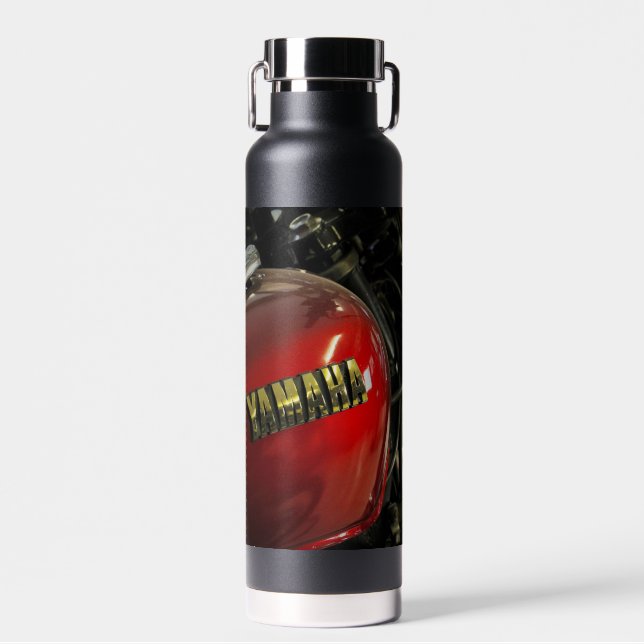 Motorcycle Motorbike Biker Ride Rider Water Bottle (Front)