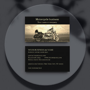 Motorcycle Motorbike biker shop repair  Business Card
