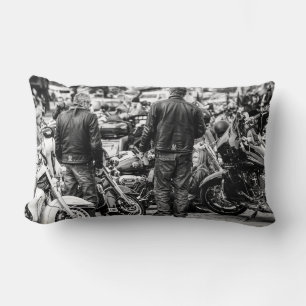 Motorcycle Motorbike Bikers Ride Riders Lifestyle Lumbar Cushion