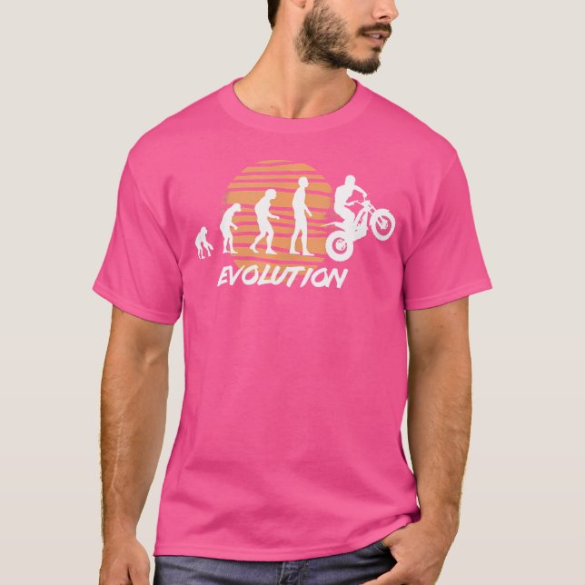 Motorcycle - Motorbike - Evolution - Gift T-Shirt (Front)