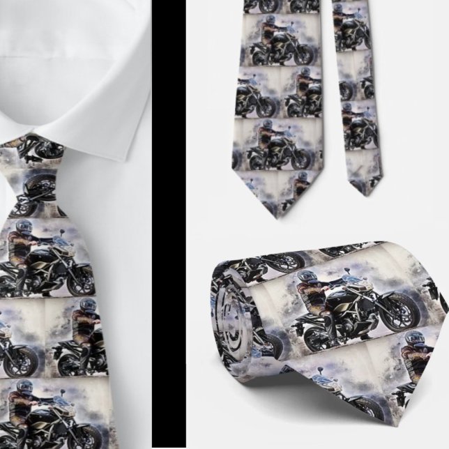 Motorcycle Motorbike Motorcross Sport Tie (Creator Uploaded)