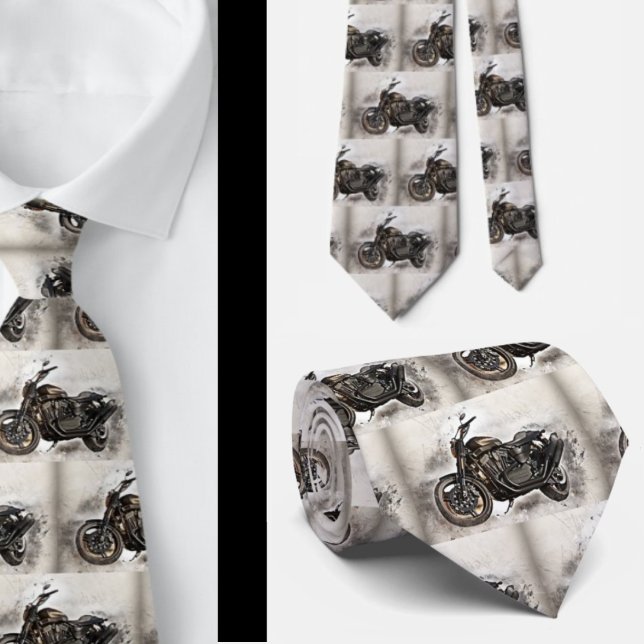 Motorcycle Motorbike Motorcross Sport Tie (Creator Uploaded)