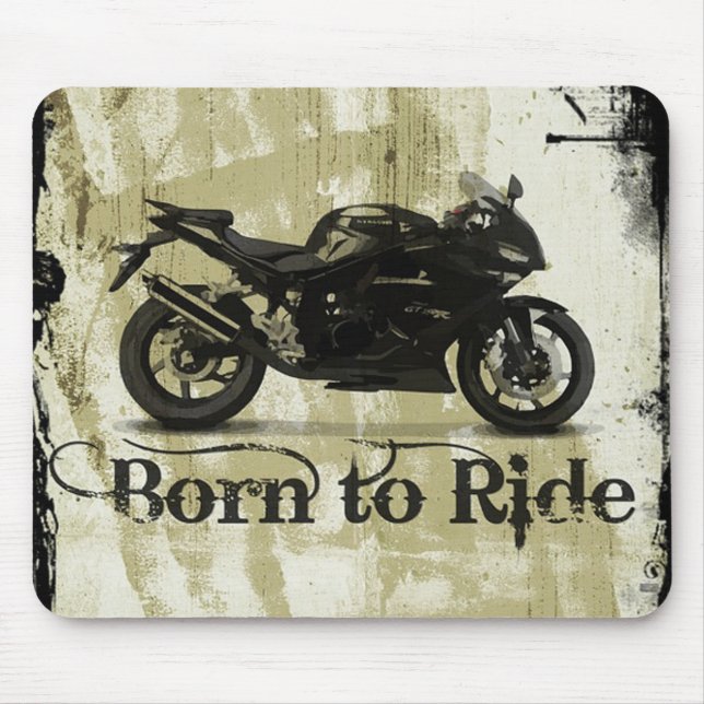 Motorcycle Mouse Pad (Front)