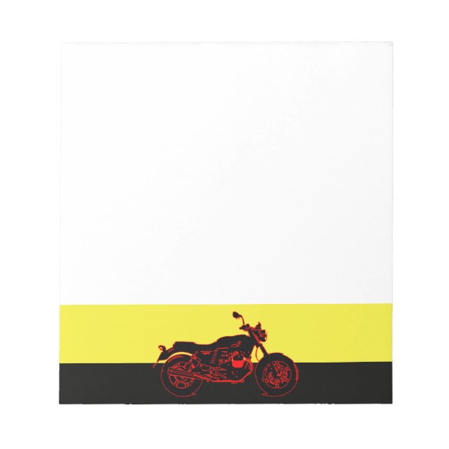 Motorcycle Notepad (Front)