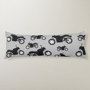 Motorcycle Pattern Body Cushion