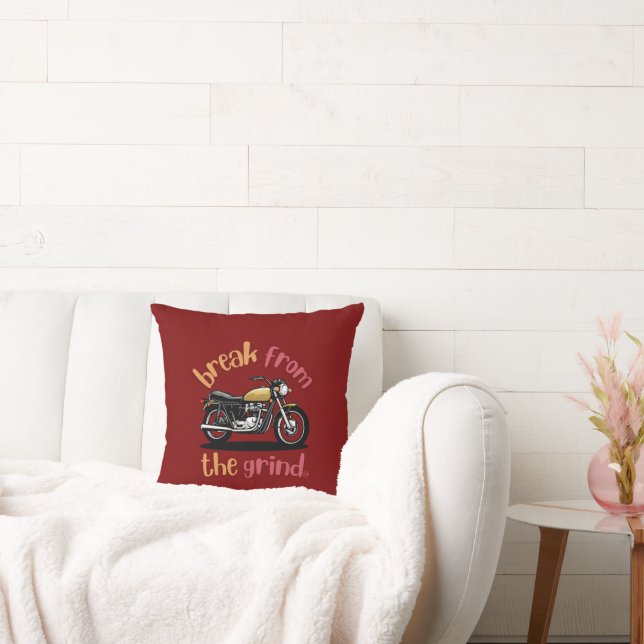 Motorcycle Pillow (Couch)