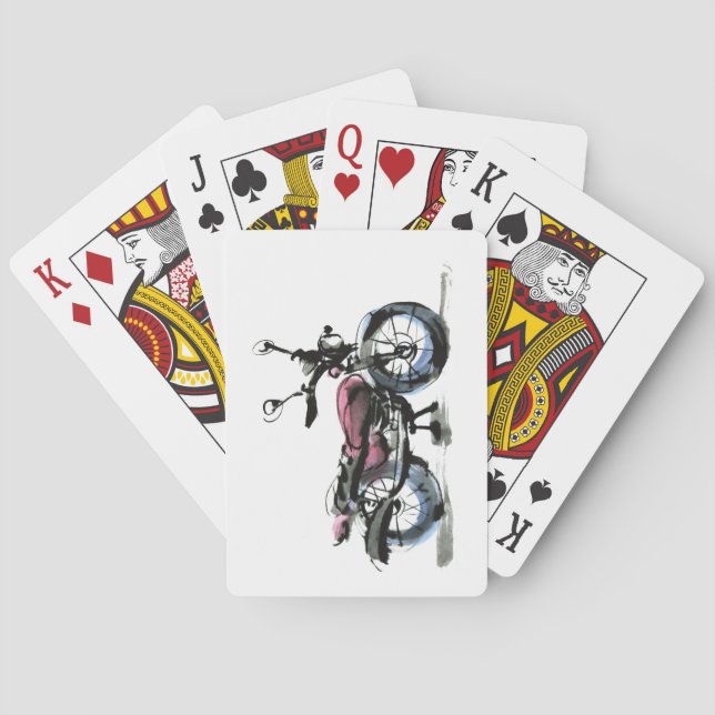 Motorcycle Playing Cards (Back)
