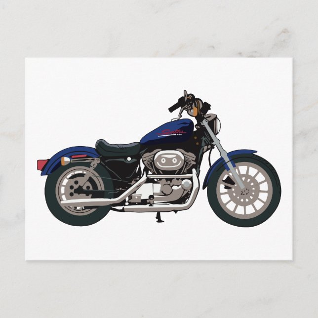 Motorcycle Postcard (Front)