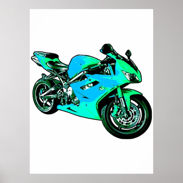 Motorcycle Poster (Front)