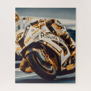 Motorcycle Racer Jigsaw Puzzle