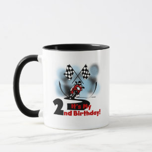 Motorcycle Racing 2nd Birthday Tshirts and Gifts Mug