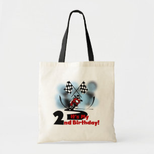 Motorcycle Racing 2nd Birthday Tshirts and Gifts Tote Bag