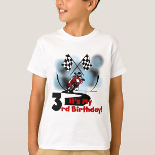 Motorcycle Racing 3rd Birthday Tshirts