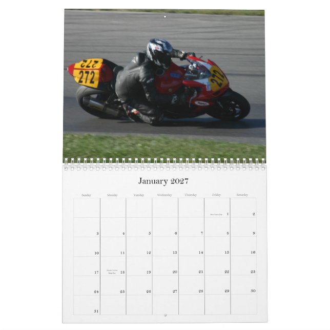 Motorcycle Racing Calendar (Jan 2027)