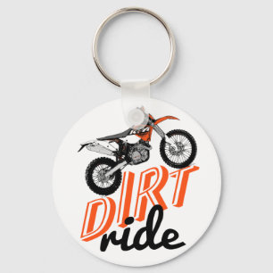 Motorcycle racing key ring