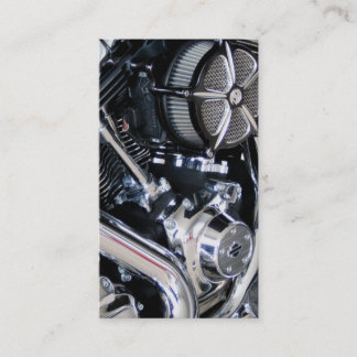 Motorcycle repair mechanic customisation shop business card