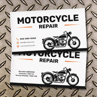 Motorcycle Repair Services Business Card