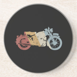 Motorcycle Retro Style Vintage Coaster