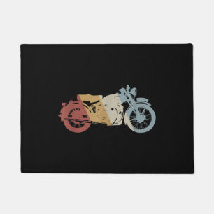 Motorcycle Retro Style Vintage Doormat