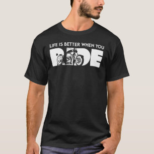 Motorcycle Ride Biker Biking Motorcycling bikers B T-Shirt