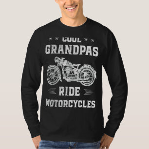 Motorcycle Ride Grandpa Biker Motorcycling Grandfa T-Shirt