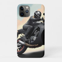 Motorcycle Rider For Bikers Racing Style