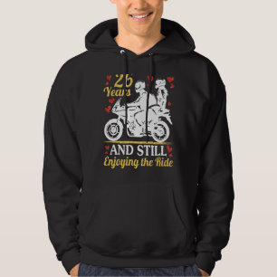 Motorcycle Riders Marry 26 Years And Still Enjoyin Hoodie