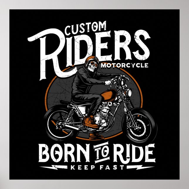 Motorcycle Riders Poster (Front)