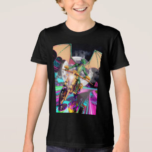 Motorcycle Riding Dragon Tri-Blend Shirt
