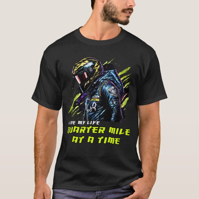 motorcycle riding shirt retro vintage (Front)